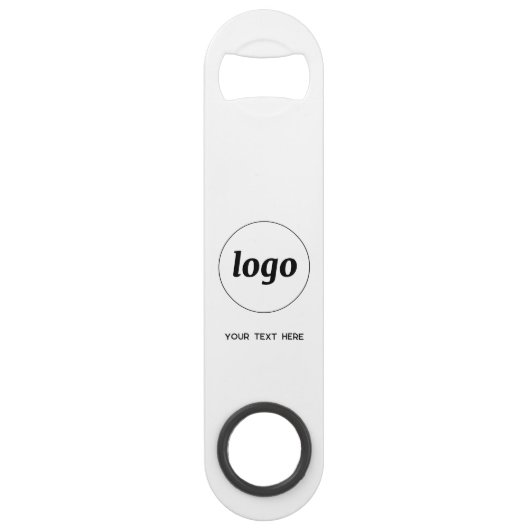 Logo mit QR-Code Speed Flaschenöffner (Vorderseite)