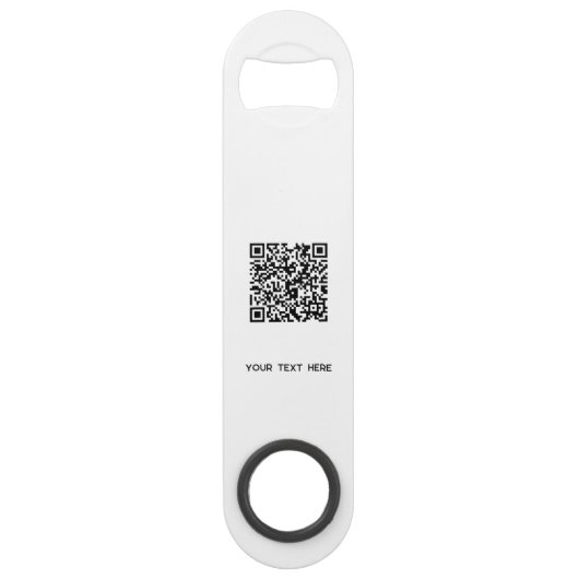 Logo mit QR-Code Speed Flaschenöffner (Rückseite)