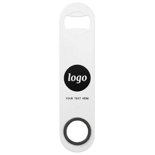 Logo mit QR-Code Speed Flaschenöffner (Vorderseite)
