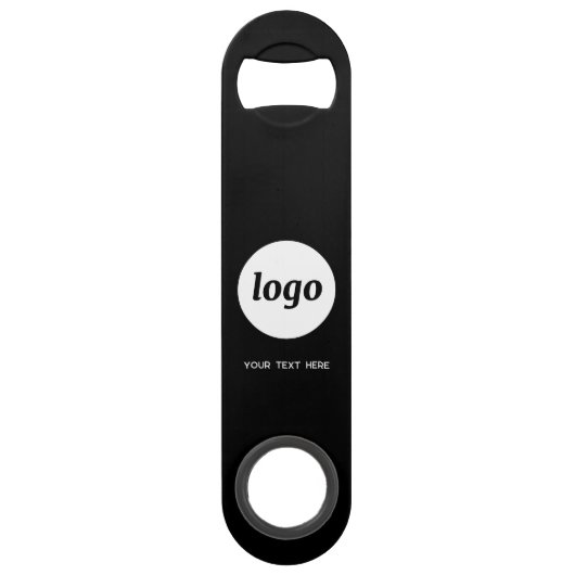 Logo mit QR-Code Speed Flaschenöffner (Vorderseite)