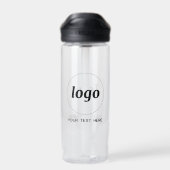 Logo mit Text-Branding-Werbung Trinkflasche (Rückseite)