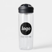 Logo mit Text-Branding-Werbung Trinkflasche (Vorderseite)