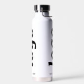 Logo mit Text-Branding-Werbung Trinkflasche (Links)