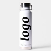 Logo mit Text-Branding-Werbung Trinkflasche (Rückseite)