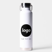 Logo mit Text-Branding-Werbung Trinkflasche (Vorne)