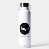 Logo mit Text-Branding-Werbung Trinkflasche (Vorne)