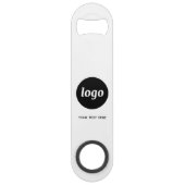 Logo mit Text QR-Code Geschäft Speed Flaschenöffner (Vorderseite)