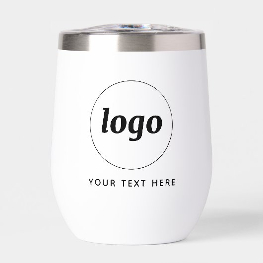 Logo mit Text und QR-Code Unternehmenswerbung (Vorderseite)