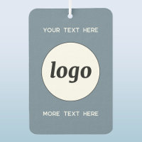 Logo mit Text-Werbeaktion Dusty Blue