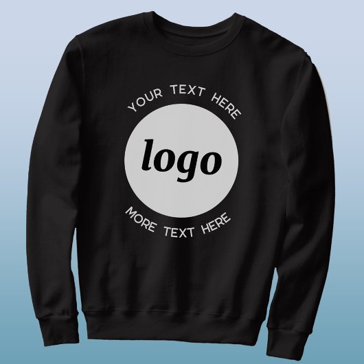 Logo mit Werbung für Text Sweatshirt