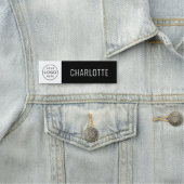 Logo-Mitarbeiter des benutzerdefinierten Unternehm Namensschild (Beispiel)