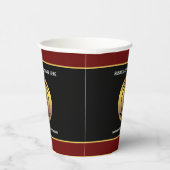 Logo-Mitarbeiter Firmenkundenspezifisch Pappbecher (Rechts)