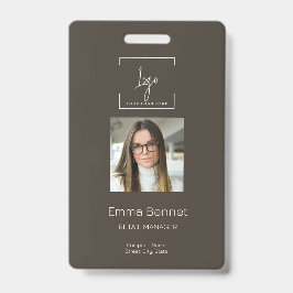 Logo Mitarbeiter Foto ID Company Ausweis