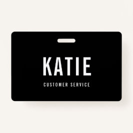 Logo "Mitarbeiter-ID Unternehmen" schwarz & weiß Ausweis