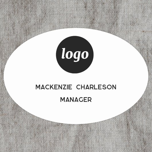 Logo-Mitarbeiter-Magnet- oder Namensschild