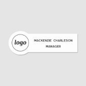 Logo-Mitarbeiter-Markierung für Magnetic- oder But Namensschild (Vorderseite)