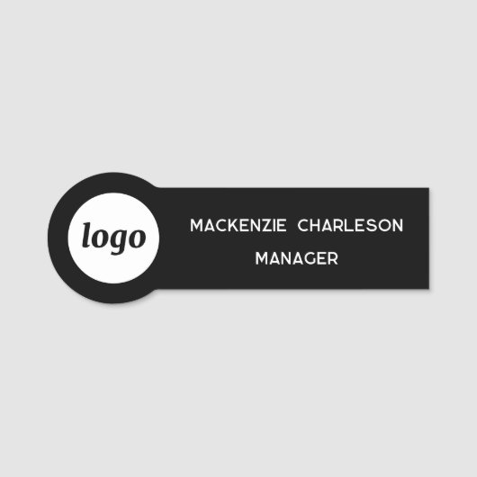 Logo-Mitarbeiter-Markierung für Magnetic- oder But Namensschild (Vorderseite)