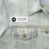 Logo-Mitarbeiter-Markierung für Magnetic- oder But Namensschild (Beispiel)
