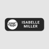 Logo Mitarbeiter Personal Magnet- oder Ansteckname Namensschild (Vorderseite)