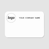 Logo Mitarbeiter Personal Magnetisch oder Pin Troc Namensschild (Vorderseite)