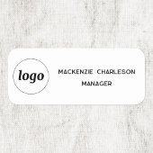 Logo Mitarbeiter Personal Magnetisch oder Steck Na Namensschild