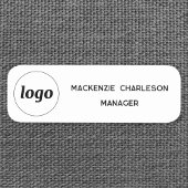 Logo Mitarbeiter Personal Magnetisch oder Steck Na Namensschild