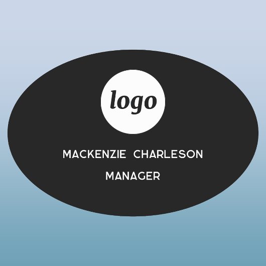 Logo Mitarbeiter Personal Magnetisch oder Steck Na Namensschild