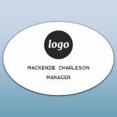 Logo Mitarbeiter Personal Magnetisch oder Steck Na Namensschild