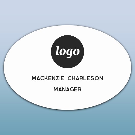 Logo Mitarbeiter Personal Magnetisch oder Steck Na Namensschild