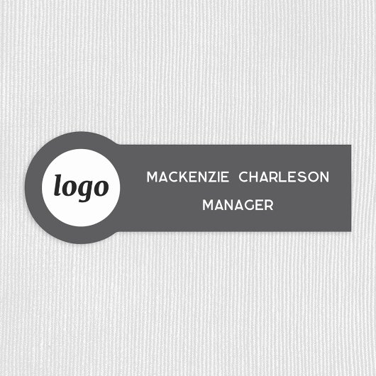 Logo Mitarbeiter Personal Magnetisch oder Steckbar Namensschild