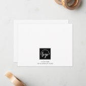 Logo Mitteilungskarte (Vorderseite/Rückseite Beispiel)