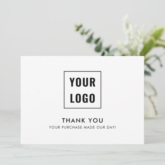 Logo Modern Beruflich Danke (Stehend Vorderseite)