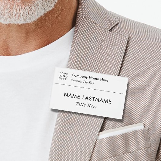 Logo Modern Einfache Minimalistische Großschrift Namenschild