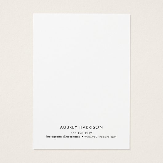 Logo Modern Simple Earring Display (Rückseite)