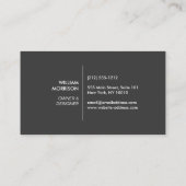 Logo "Moderne architektonische Blöcke II weiß/grau Visitenkarte (Rückseite)