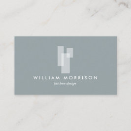 Logo "Moderne architektonische Blöcke II weiß/spät Visitenkarte