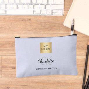 Logo-Monografie des Lavendels Zubehörtasche