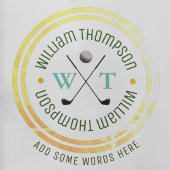 LOGO Monogram für Golfspieler T-Shirt