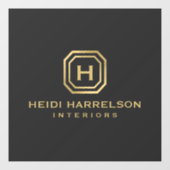 Logo-Monogramm für die Glaxbox Fensteraufkleber (Blatt)