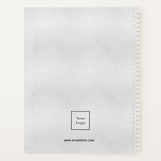 Logo-Monogramm-Initialen 2022 Planer (Rückseite)