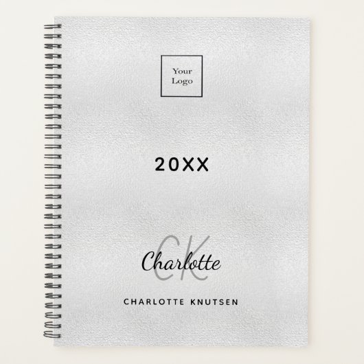 Logo-Monogramm-Initialgeschäft Planer (Vorderseite)