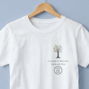 Logo-Mosaikbaum T-Shirt
