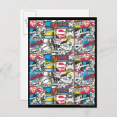 Logo-Muster 2 Postkarte (Vorne/Hinten)