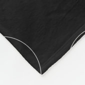 Logo Muster Business Company Black Fleecedecke (Ecke)