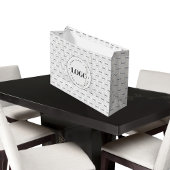 Logo-Muster für Großunternehmen und kleine Unterne Große Geschenktüte