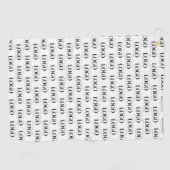 Logo-Muster für kundenspezifische Rectangle Busine Golfhandtuch (Horizontal)