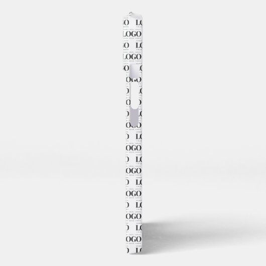 Logo-Muster für kundenspezifische Rectangle Busine iPhone Hülle (Linke Seite)