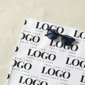 Logo-Muster für kundenspezifische Rectangle Busine Strandtuch (Beispiel)