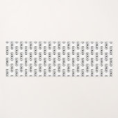 Logo-Muster für kundenspezifische Rectangle Busine Yogamatte (Vorderseite (Horizontal))