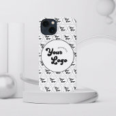 Logo-Muster für kundenspezifische Unternehmen Schw iPhone Hülle